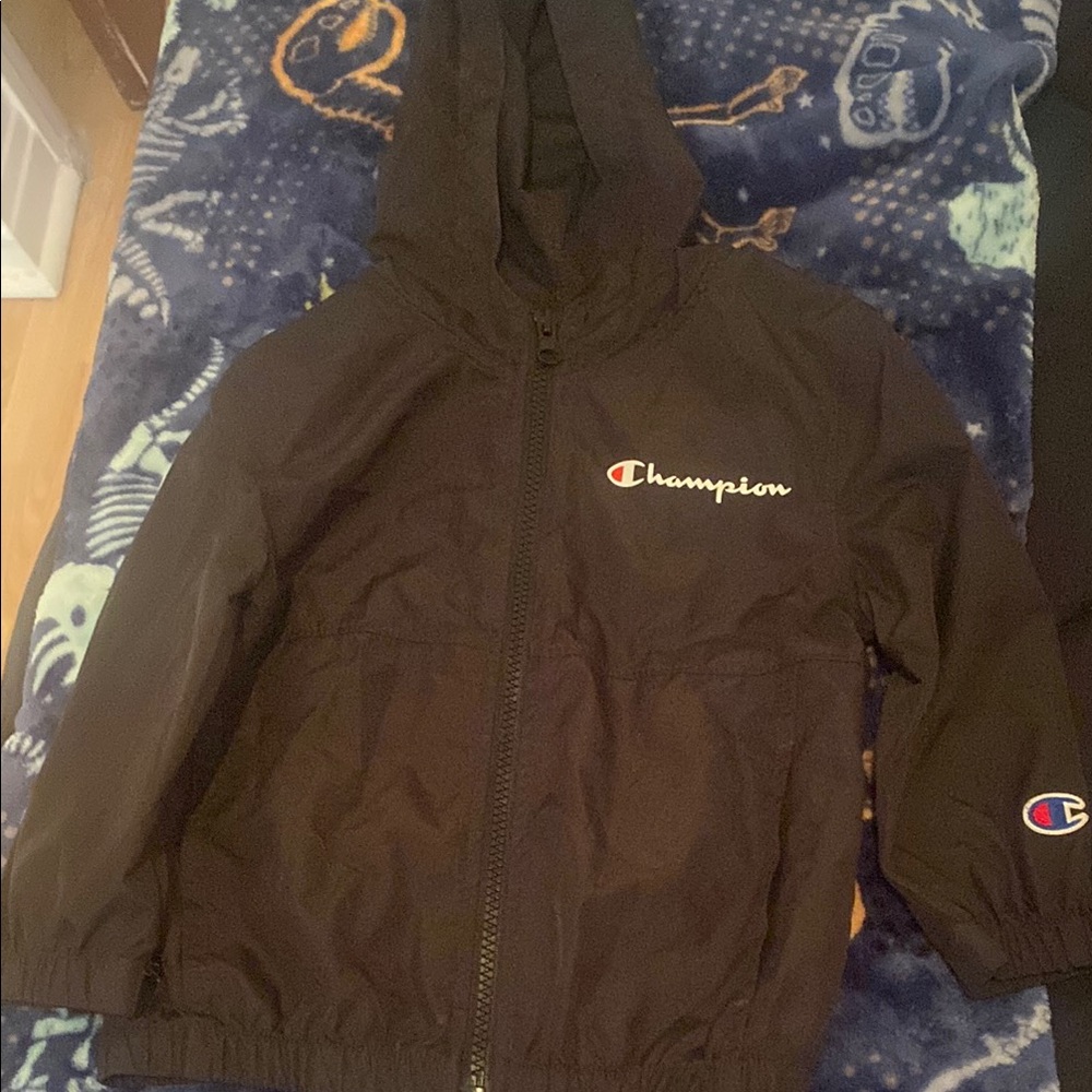 Champion Black Hooded Jacket